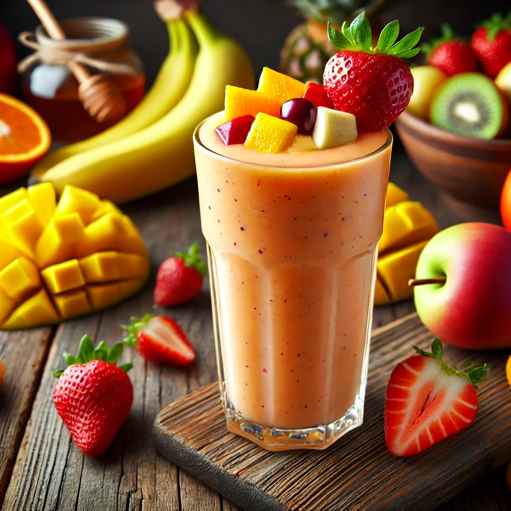 Batido de frutas frescas