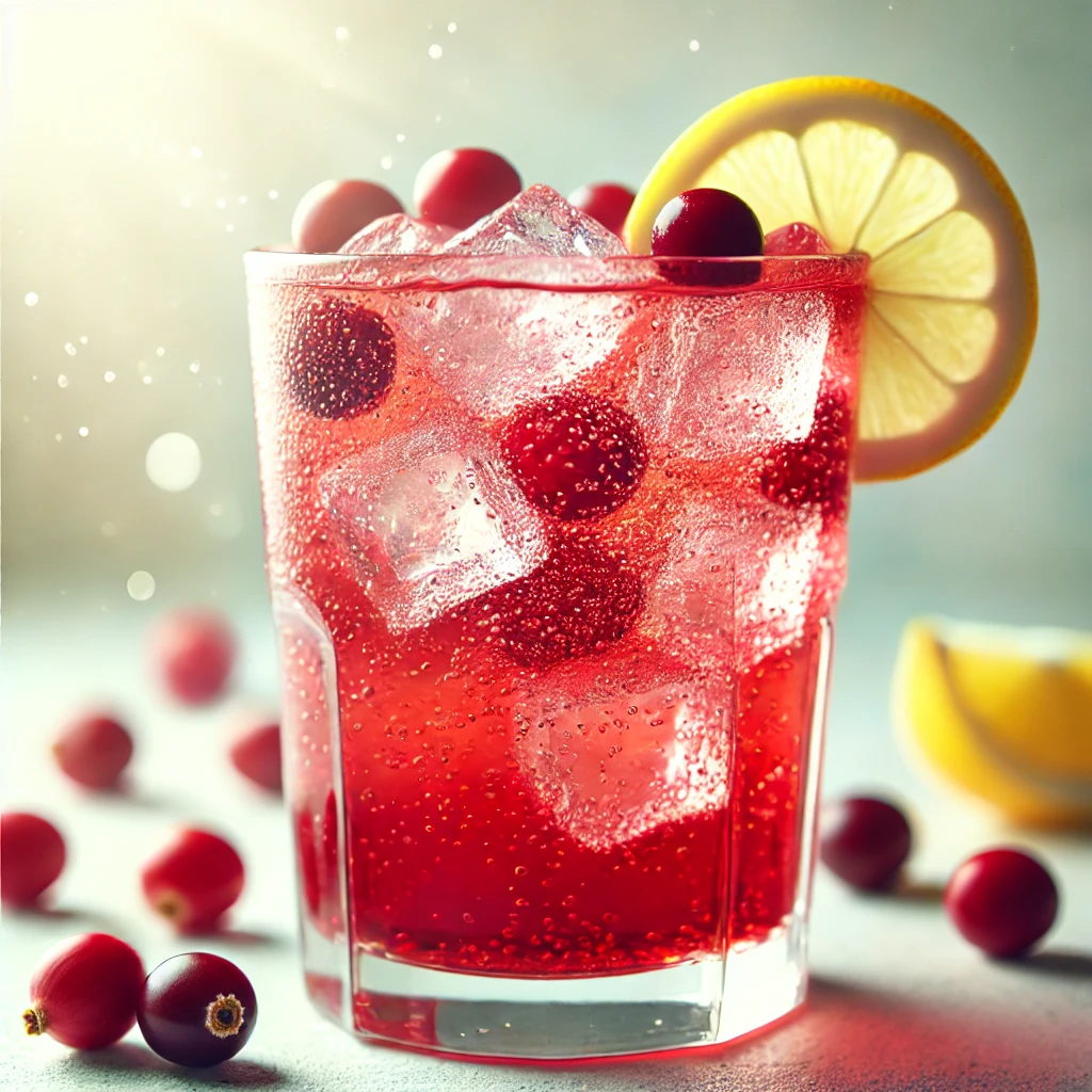 Spritzer de arándanos rojos